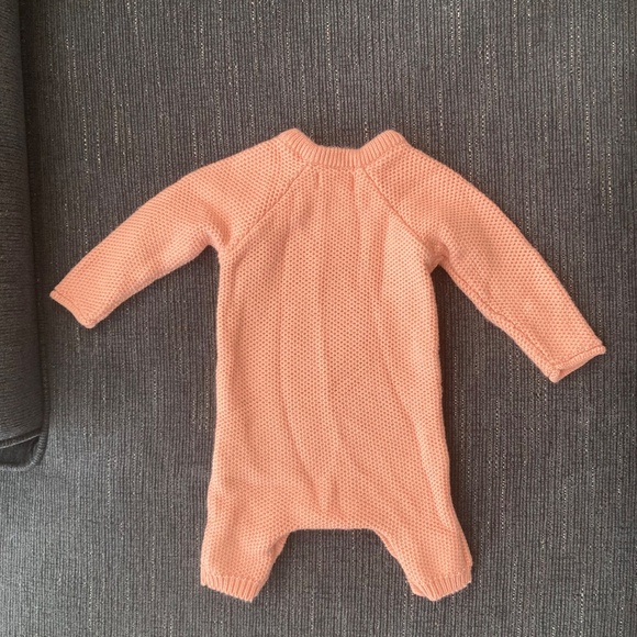 Baby girl cable knit one piece - Picture 2 of 2